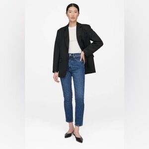 Anine Bing Sonya Jeans in Mid Indigo